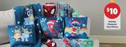 Family Dollar Holiday Character Toss Pillows offer
