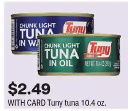 CVS Tuny tuna offer