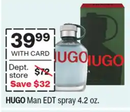 CVS HUGO Man EDT spray offer