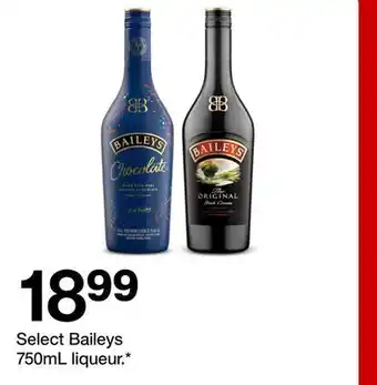 Target Select Baileys 750mL liqueur offer