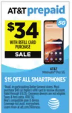 Dollar General AT & T Prepaid offer
