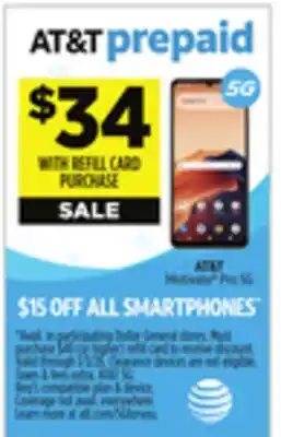 Dollar General AT & T Prepaid offer