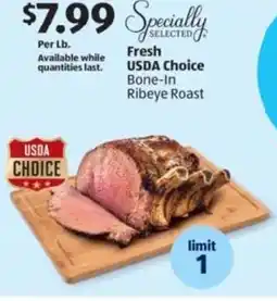 Aldi Fresh USDA choice offer