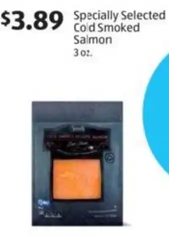 Specially selected cold smoked salmon