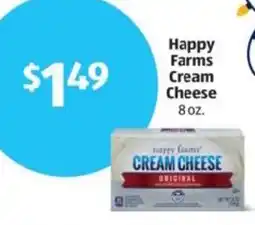 Aldi Happy Farms Cream Cheese offer