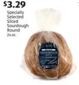 Aldi Specially Selected Sliced Sourdough Round offer