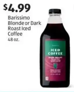 Aldi Barissimo Blonde or Dark Roast Iced Coffee offer