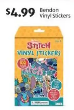 Aldi Bendon Vinyl Stickers offer