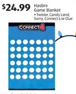 Aldi Hasbro Game Blanket offer