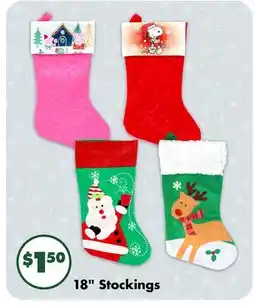 Dollar Tree 18 Stockings offer