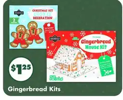 Dollar Tree Gingerbread Kits offer