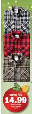 Meijer Wearfirst Young Men's Flannels offer