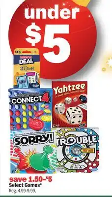 Meijer Select Games offer