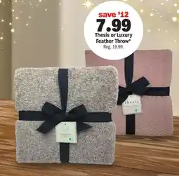 Meijer Thesis or Luxury Feather Throw offer