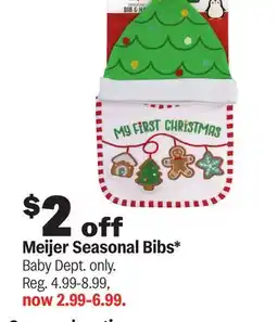 Meijer Meijer Seasonal Bibs offer