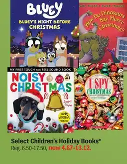 Meijer Select Children's Holiday Books offer