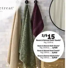 Meijer Room & Retreat Bath Towels offer