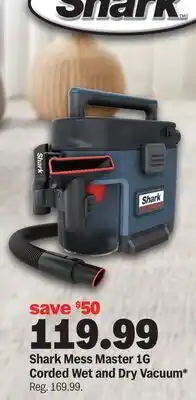 Meijer Shark Mess Master 1G Corded Wet and Dry Vacuum offer