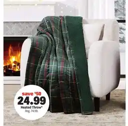 Meijer Heated Throw offer