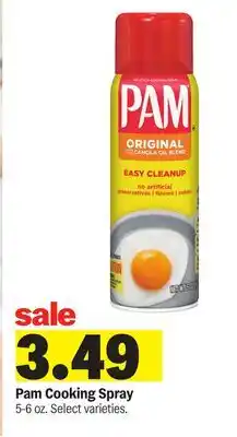 Meijer Pam Cooking Spray offer