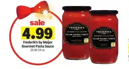 Meijer Frederik's by Meijer Gourmet Pasta Sauce offer