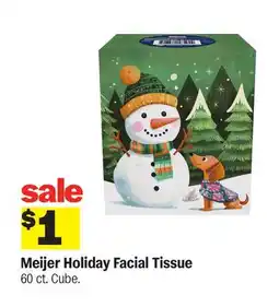 Meijer Meijer Holiday Facial Tissue offer