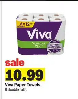 Meijer Viva Paper Towels offer