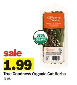 Meijer True Goodness Organic Cut Herbs offer