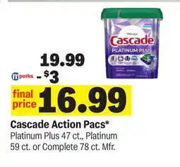 Meijer Cascade Action Pacs offer