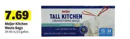 Meijer Meijer Kitchen Waste Bags offer