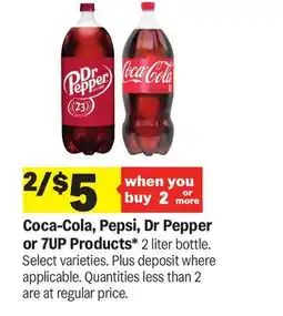 Meijer Coca-Cola, Pepsi, Dr Pepper or 7UP Products offer