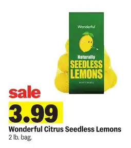 Meijer Wonderful Citrus Seedless Lemons offer
