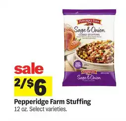 Meijer Pepperidge Farm Stuffing offer