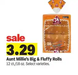 Meijer Aunt Millie's Big & Fluffy Rolls offer