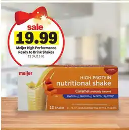 Meijer Meijer High Performance Ready to Drink Shakes offer