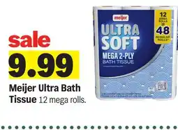 Meijer Meijer Ultra Bath Tissue offer