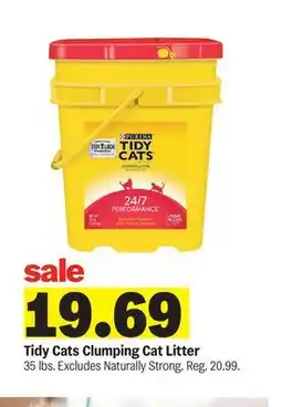 Meijer Tidy Cats Clumping Cat Litter offer