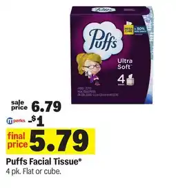 Meijer Puffs Facial Tissue offer