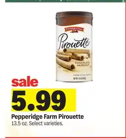 Meijer Pepperidge Farm Pirouette offer
