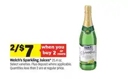 Meijer Welch's Sparkling Juices offer