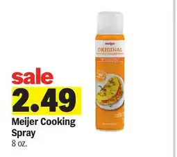 Meijer Meijer Cooking Spray offer