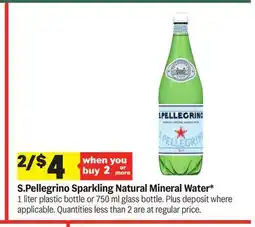 Meijer S. Pellegrino Sparkling Natural Mineral Water offer