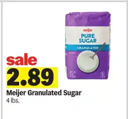Meijer Meijer Granulated Sugar offer