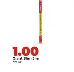 Hy-Vee Giant Slim Jim offer