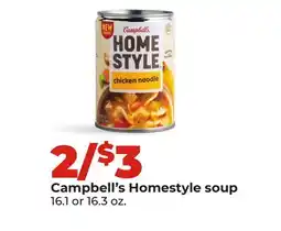 Hy-Vee Campbell's Homestyle soup offer