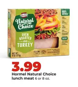 Hy-Vee Hormel Natural Choice lunch meat offer