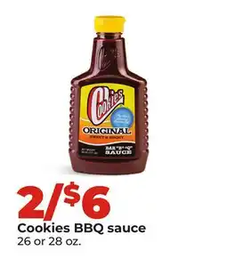Hy-Vee Cookies BBQ sauce offer