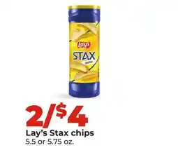 Hy-Vee Lay's Stax chips offer