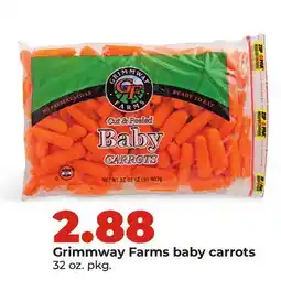 Hy-Vee Grimmway Farms baby carrots offer
