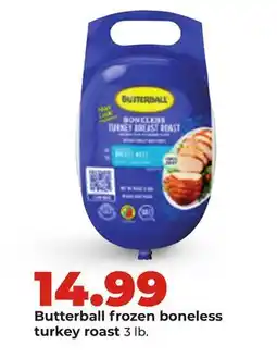 Hy-Vee Butterball frozen boneless turkey roast offer